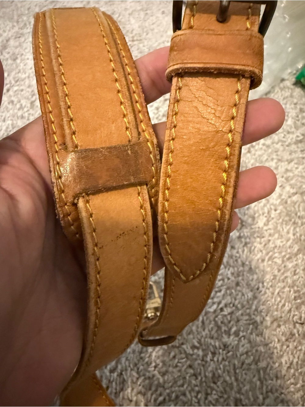 Louis Vuitton keepall crossbody Strap H38 - Picture 8 of 12